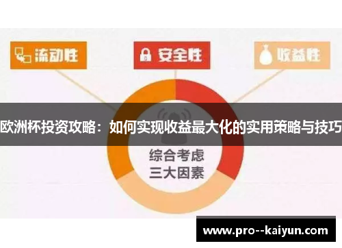 欧洲杯投资攻略：如何实现收益最大化的实用策略与技巧