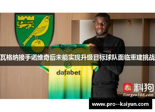 瓦格纳接手诺维奇后未能实现升级目标球队面临重建挑战